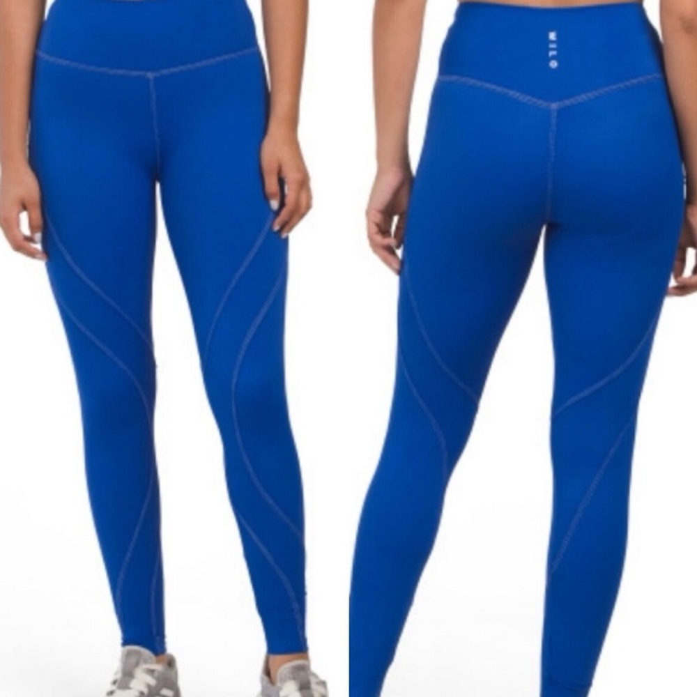 Wilo The Label Contour Seam Leggings in Cobalt Blue size xs